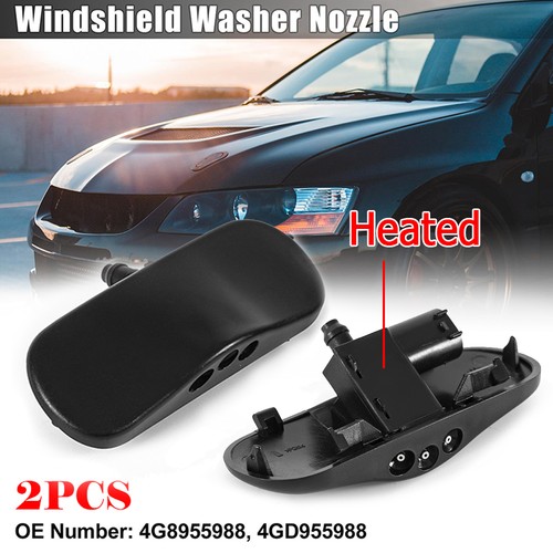 Pair windscreen washer nozzles - pair,